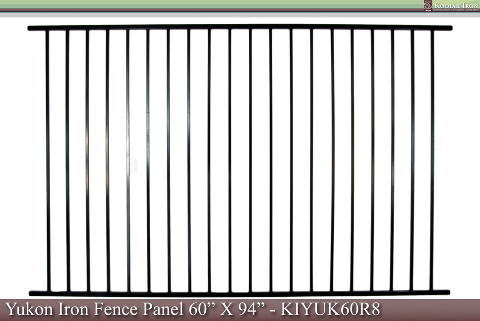Kodiak Iron - Galvanized Iron Fence Panel - Denali